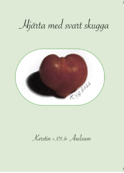 Hjärta med svart skugga